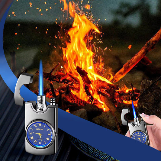 Dial-puhallettava tuulensuoja metallinen sytkäri