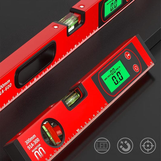 📏 Monitoiminen magneettinen vatupassi LCD-näytöllä – Korkea tarkkuus rakentamiseen ja tee-se-itse-projekteihin ⚡