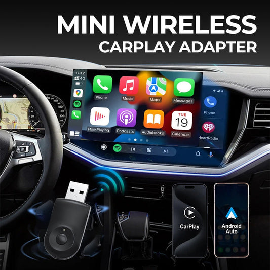 🔥 Rajoitu Aikatarjous - 49% Alennus 🔥 Mini Langaton CarPlay-sovitin