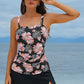🩱Naisten Vintage Tankini Uimapuku Vatsaa Tukevalla Kaksiosainen