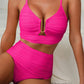 🔥🔥2026 UUSI TYYPPI -50%⚡50K+ MYYTY!👙Naisten Push Up High Waist Bikini