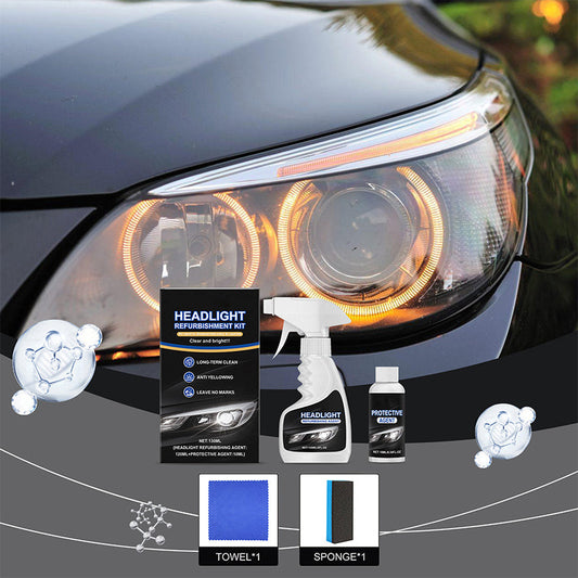 🚘 Auton ajovalojen restaurointiaine, sameutta vähentävä kiteinen pintakäsittely
