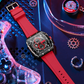 🌈「Cyberpunk-futuristinen tyyli」⌚ Miesten monitoiminen muotikvarttikello