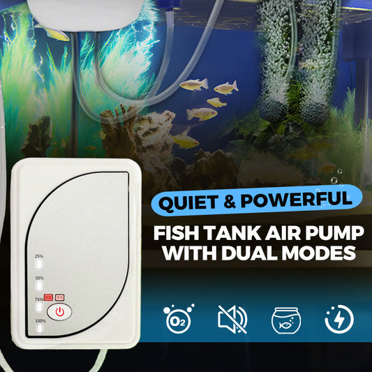 🐠 Puolihinta Rajoitetun Ajan - Hiljainen, Tehdas Akvaario Ilmapumppu Kaksoistilalla