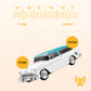 Retro-auto mallin langaton Bluetooth-kaiutin