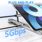 💥KUUMAT TARJOUKSET💥Ajankohtainen tarjous – USB-C-telakointiasema ja kannettavan tietokoneen teline, 4K HDMI