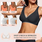 🍃 Kesäkuumaa alea -50% ⏰ Deep V -syväkaula push-up -rintaliivit ilman lankaa, saumaton hyytelörintaliivit