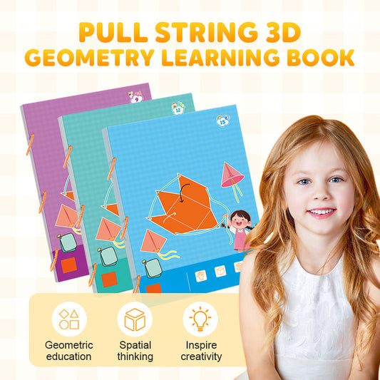 Opettavainen 3D‑geometriakirja vetonaruilla