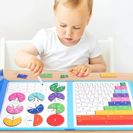 🔥 VIIMEINEN PÄIVÄ -60% 🏅 Montessori Magneettinen Kirja Murto-osapalapeli