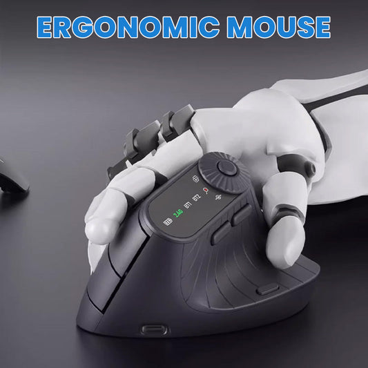 🖱️Monilaitteinen Bluetooth-ergonominen hiiri säätöpyörällä