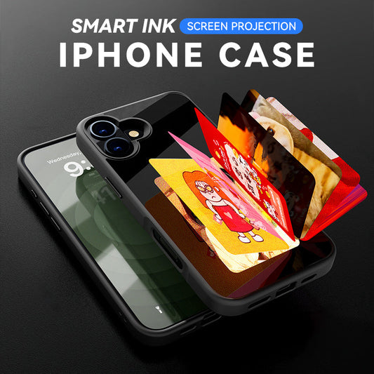🎁2025 Hitti -50% ALE💥 Älykäs muste-näytön heijastus iPhone -kotelo