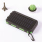 20000mAh Kannettava Aurinkolaturi Power Bank LED-taskulamvulla