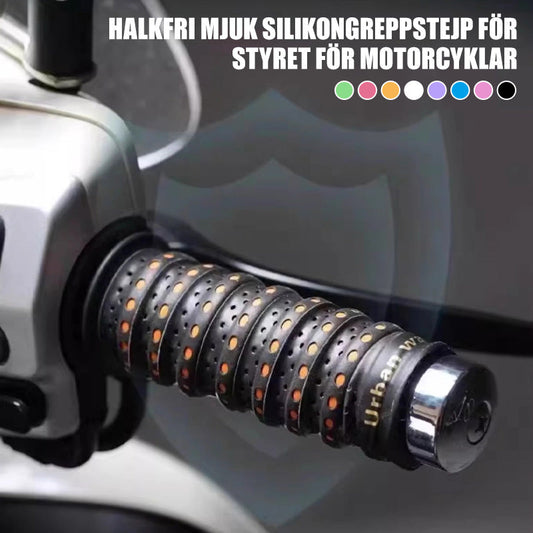 Liukumaton pehmeä silikoninen teippikahva moottoripyörän ohjaustangolle