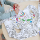 DIY Sarjakuvamaalattavat Pyjamat Lapsille