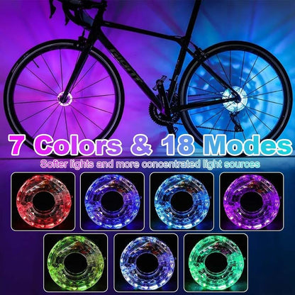 🔥 Kuuma tarjous -50% 🔥 LED-pyörän napavalaisin yöajoon
