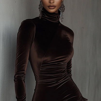 ✨ Uutuudet – Erikoistarjous: Naisten elegantti epäsymmetrinen pitsireunainen mekko | Yhdistettyä mukavuutta ja tyyliä.