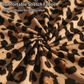 🔥Salamamyynti💖Naisten Leopardikuosi rypytetty minimekko🐆