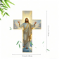 Retro Jeesus Kristus -seinärustin koriste