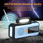 Aurinkokäyttöinen käsikäyttöinen hätäradio