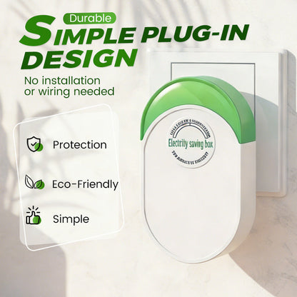 ⚡ OSTA 2, SAA 1 ILMAISEKSI! 🏠 Kotitalouden Sähkön Säästäjä & Vakautin – Vähentää Sähkönkulutusta, Suojaa Laitteita, Helppo Liitäntä 💡