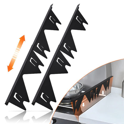 🔪 50% ALENNUS! 🍳 Ruostumattomasta teräksestä valmistettu säädettävä ja vedettävä liesiraon suojus 🧹