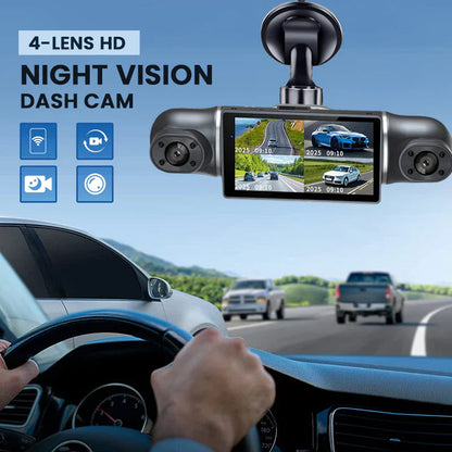 🔥 2026 HITTIMYYNTI 💞 yli 50 000 myyty! 📹🚗 360° Kotkan näkökenttä -pysäköintikamera – ympäröivä näkymä, ei sokeita pisteitä. 1080P HD, silmukkataltiointi. Pysäköi luottavaisin mielin. 🛡️🌙
