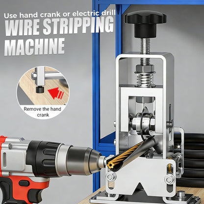 ⚙️ -50% ALENNUS NYT! 🔌 Johdinkoneen eristeenpoistokone johdoille 1–25 mm – Automaattinen syöttö, säädettävät terät ja korkea tehokkuus 🛠️