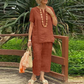 Naisten vapaa-ajan yläosa ja housut, 2-osainen sett