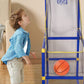 ⏰ -50% ALENNUS NYT! ⛹️ Nopea toimitus 🚚💨 Lasten sisäkori-pallopeli 4 pallolla 🏀