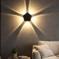 🔥 Rajoitetun ajan tarjous – Moderni LED-seinävalaisin geometrisella valotehosteella ✨