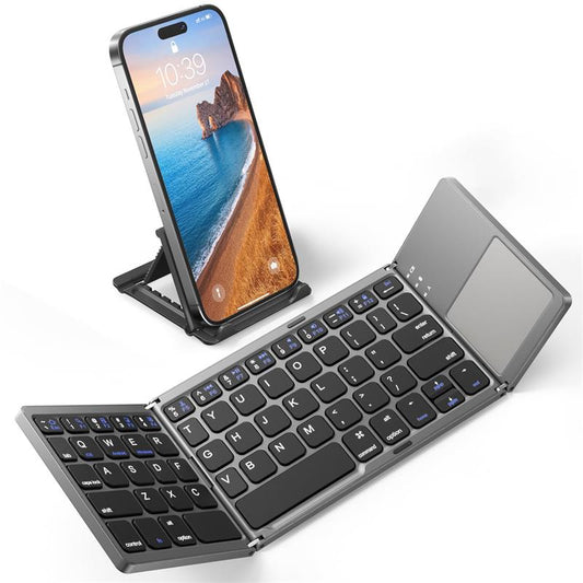 Taitettava Bluetooth-näppäimistö kosketuslevyllä