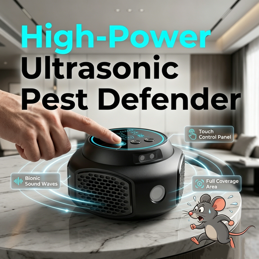 ⚡【Tehokas ultraviolettituholaistorjuja】 – Rotat ja torakat lähtevät itse – ei kemikaaleja, ei tappamista! 🚫🐭