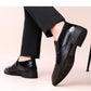 Miesten retro bisnes slip-on nilkkakengät