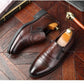 Miesten retro bisnes slip-on nilkkakengät