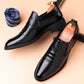 Miesten retro bisnes slip-on nilkkakengät