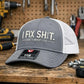 🧢 RAJOITETUN AJAN -50% ALENNUS! ✨ "I Fix Shit" -kirjailtu lippalakki – Hengittävä verkko, aurinkosuoja, rohkea ja humoristinen lahja 🛠️
