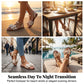 🌺 50 % ALENNUS 💐 Elegantit nilkkaremmisandaalit helmiyksityiskohdilla