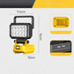 ⏳ -50 %! 💡 180° kääntyvä LED-työvalo – kaksois-USB-virtapankkitoiminnolla – tukeva ja johdoton – yhteensopiva useiden akkujen kanssa – autotalliin, rakennustyömaille ja retkeilyyn