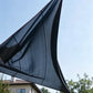UV-suojattu HDPE-varjoverkko kiinnitysrenkailla