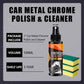 Auton metallikromin kiillote ja puhdistusaine