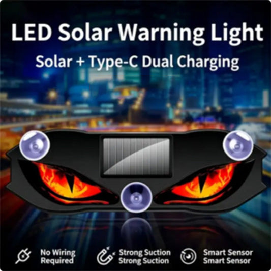 🚗🔆 Aurinkokenno-LED-varoitusvalo autoon – 50% ALENNUS! Aurinkovoimalla toimiva, säänkestävä, pimeässä automaattisesti syttyvä – lisää turvallisuutta tien päällä. 🔥🛡️