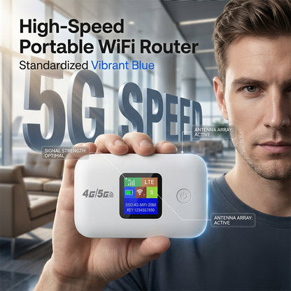 🔥Hot Sale 50% OFF🔥Unleash 5G Freedom! Portable LTE Mobile WiFi Hotspot ✨