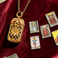 Vintage Tarot-lukkoriipuskaulakoru