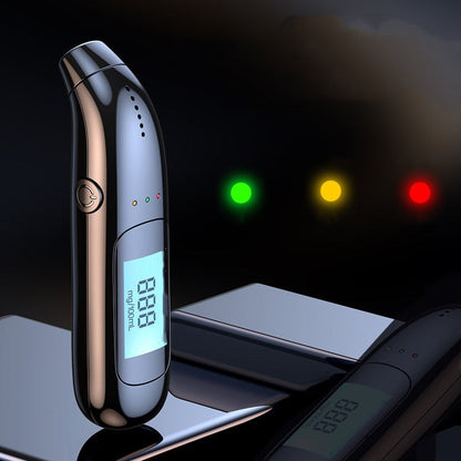 Tarkka USB-ladattava alkometri | LCD-näyttö kannettava alkoholitesteri