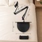 🛏️ Katso sängyssä, kädet vapaana – Magneettinen tablettiteline piilotetulla patjapohjalla. Ei tärinää, ei porausta.