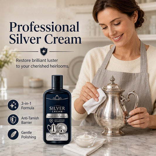 Hopean kiillotustahna tummumista vastaan