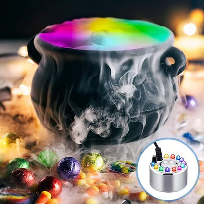 ⚡🎃🔥Ultraäänisumukone, jossa on 12 LED-valoa