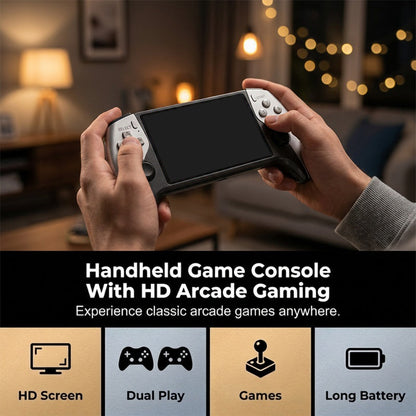 🎮🕹️ -50 %! Käsikäyttöinen pelikonsoli – kaksinpelitila, ergonominen ote. 5″ HD-näyttö, pitkä akunkesto. Retrohupia missä vain! ✨🔋