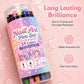 📢📢-50% !!⏰️ 24 värin kaksipäinen kynsitaidekynäsarja