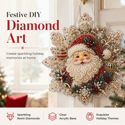 🎄 Joulun Diamond Art -seinäkoristepaketti